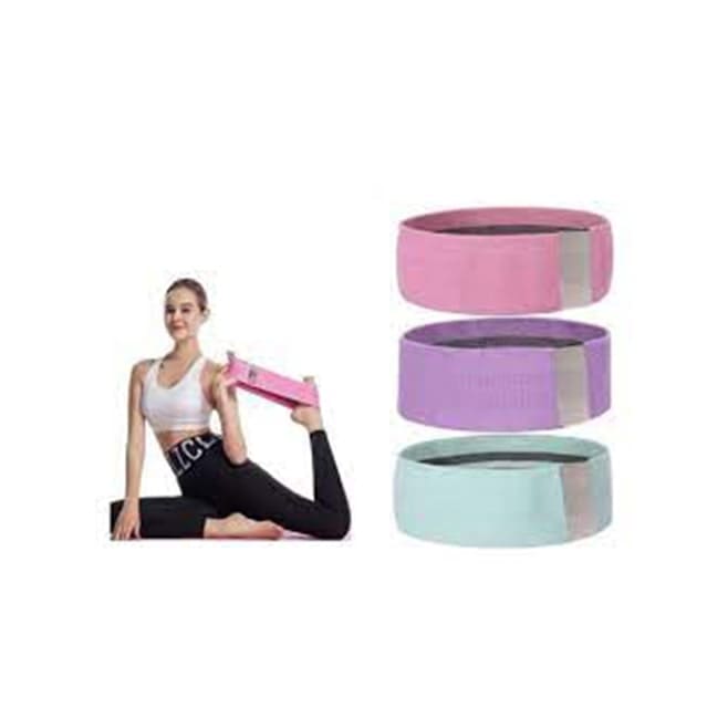 Mini banda circular elastica tela yoga pilates